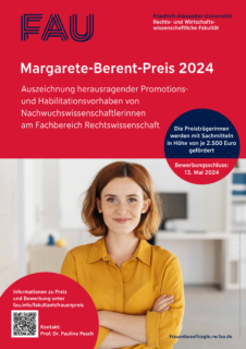 Zum Artikel "Margarete-Berent-Preis 2024"